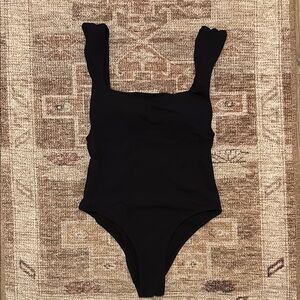Zara Black One Piece Swimwear